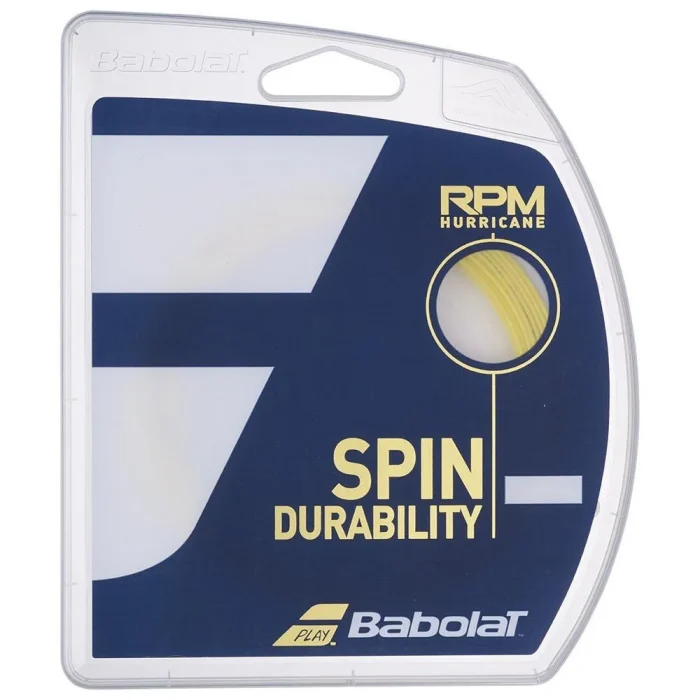 BABOLAT RPM HURRICANE SPIN DURABILITY 130 __ YELLOW __ 12M