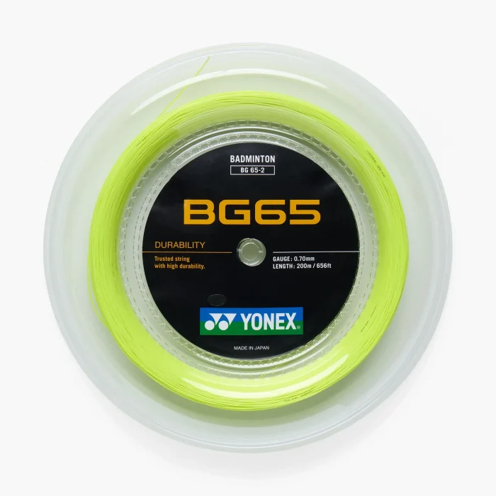 YONEX BG65 __ YELLOW __ 200M