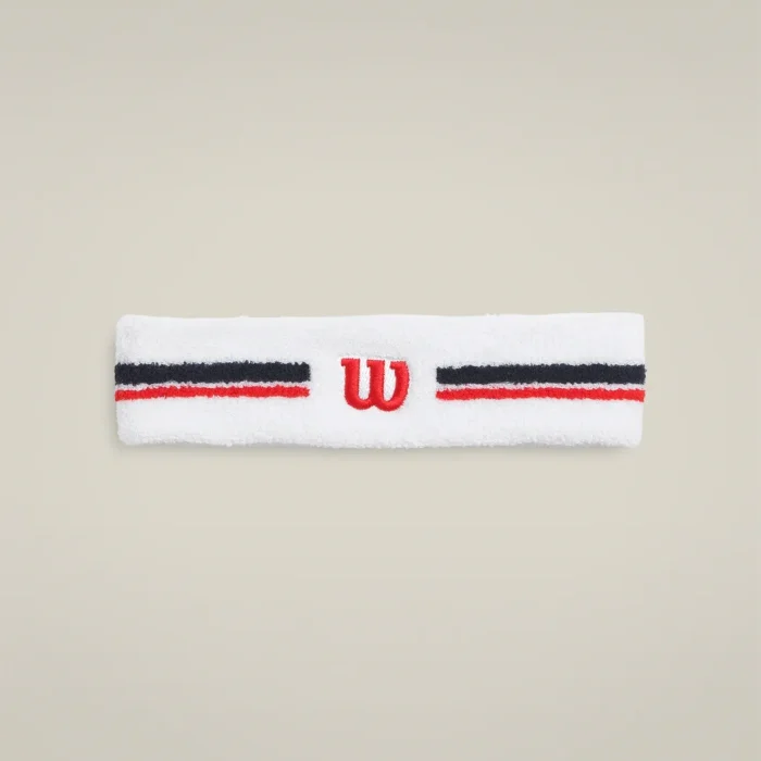 Wilson HEADBAND __ BRIGHT WHITE/INFRARED