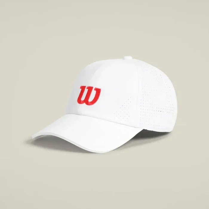 Wilson ACTIVE PERFORATED CAP __ BRIGHT WHITE/INFRARED __ M