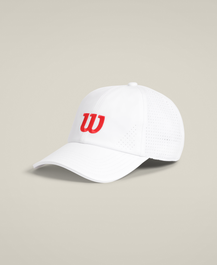 Wilson ACTIVE PERFORATED CAP __ BRIGHT WHITE/INFRARED __ XL