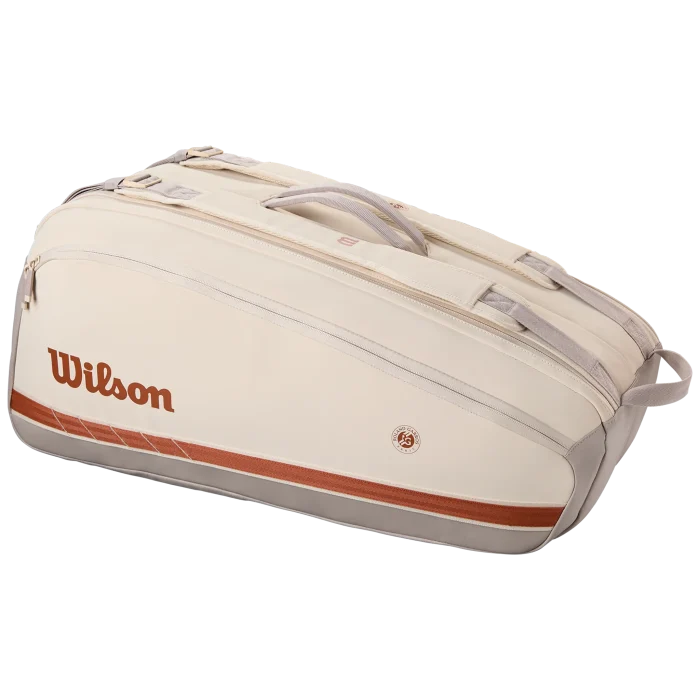 Wilson Roland Garros Super Tour 9PK 2025 __ Cream/Clay