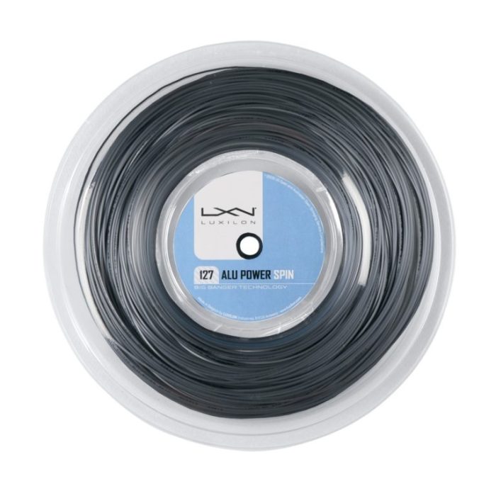 Luxilon ALU POWER SPIN  127 __ REEL SILVER __ 200M