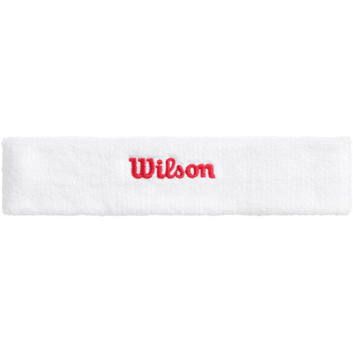 Wilson HEADBAND __ BRIGHT WHITE/INFRARED