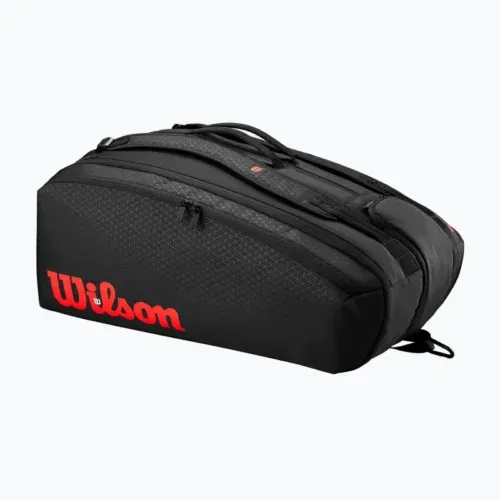 Wilson CLASH V3 15PK RACQUET BAG __ BLACK/INFRARED