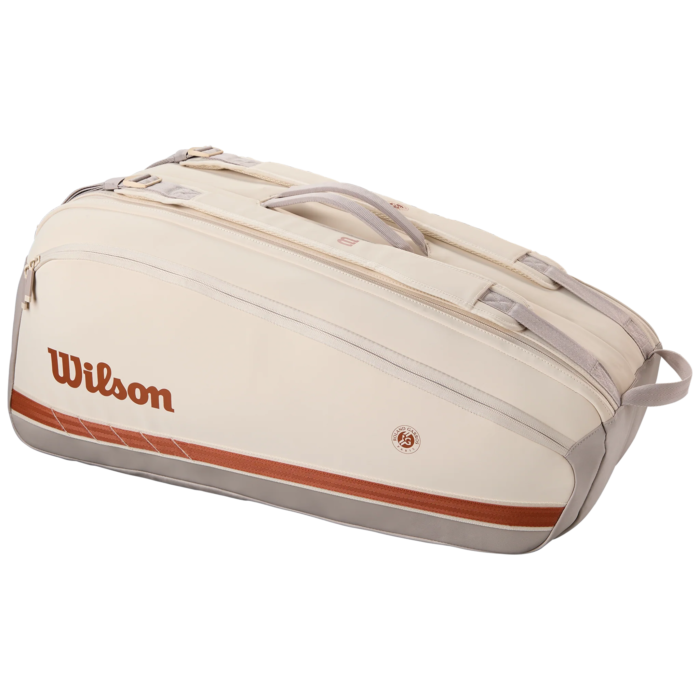 Wilson Roland Garros Super Tour 9PK 2025 __ Cream/Clay