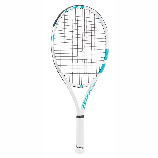 Babolat DRIVE JUNIOR 25 __ WHITE BLUE __ G00