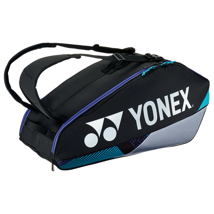 YONEX PRO RACQUET BAG (6PCS) __ BLACK / SILVER
