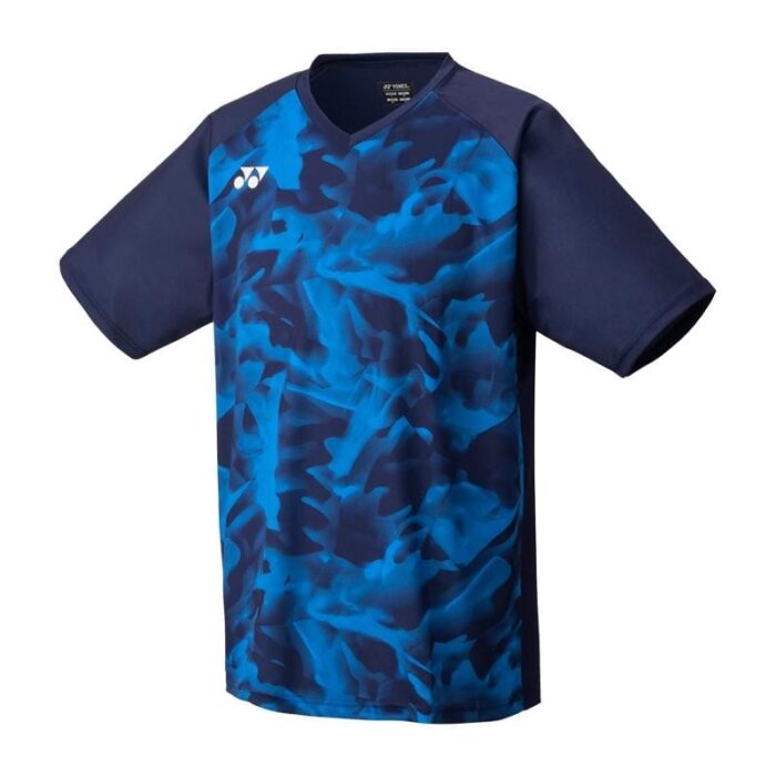 YONEX MEN'S CREW NECK SHIRT __ NAVY BLUE __ XL