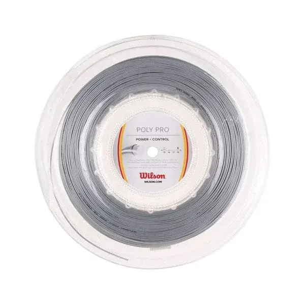 Wilson Poly Pro StringR__ REAL SILVER __ 12M