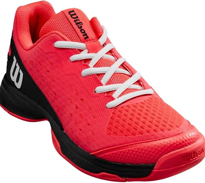 Wilson RuSH PRO JR L BLACK/WILSON RED / WHITE __ 32 2/3