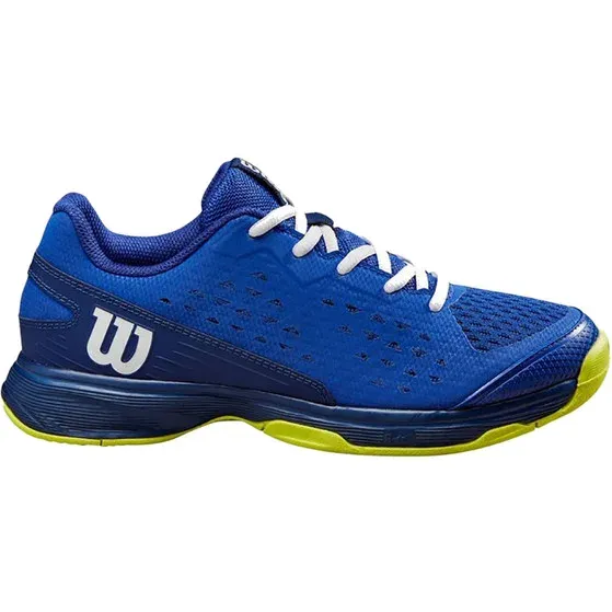 Wilson Rush Pro Jr L __ Bluing/Blue Print/SFTY YELLOW __ 38