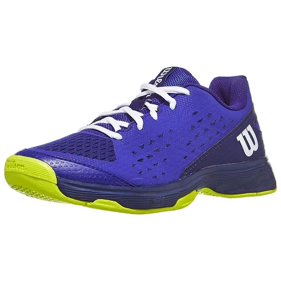 Wilson Rush Pro Jr L __ Bluing/Blue Print/SFTY YELLOW __ 38